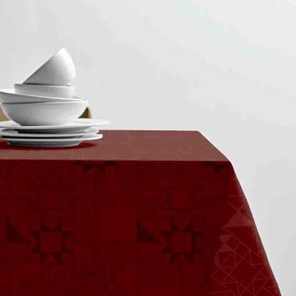 SĂdahl - Star Damask Dug 140 X 270 Cm Red