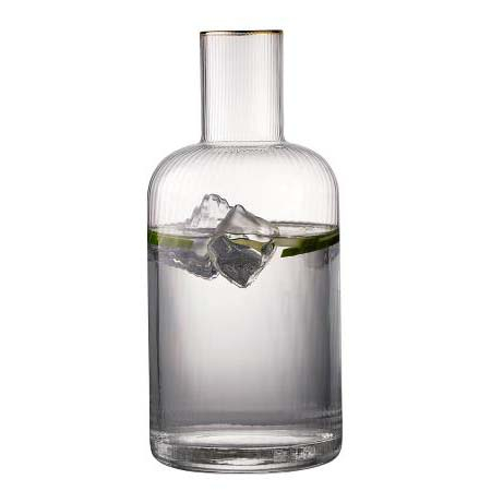 Lyngby Glas - Palermo Gold Karaffel 1,5 liter billede