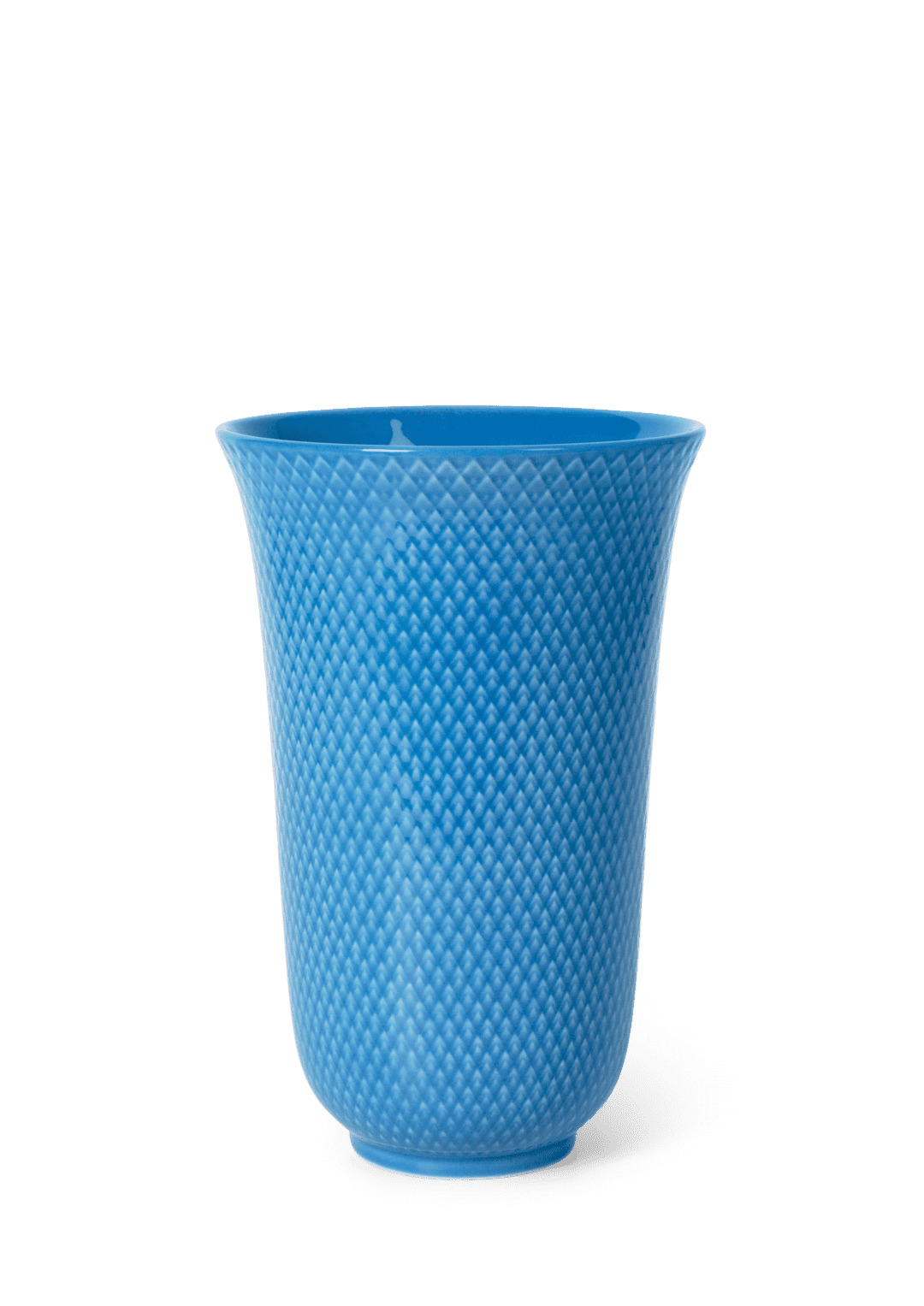 Rhombe Color Vase H20 cm blå