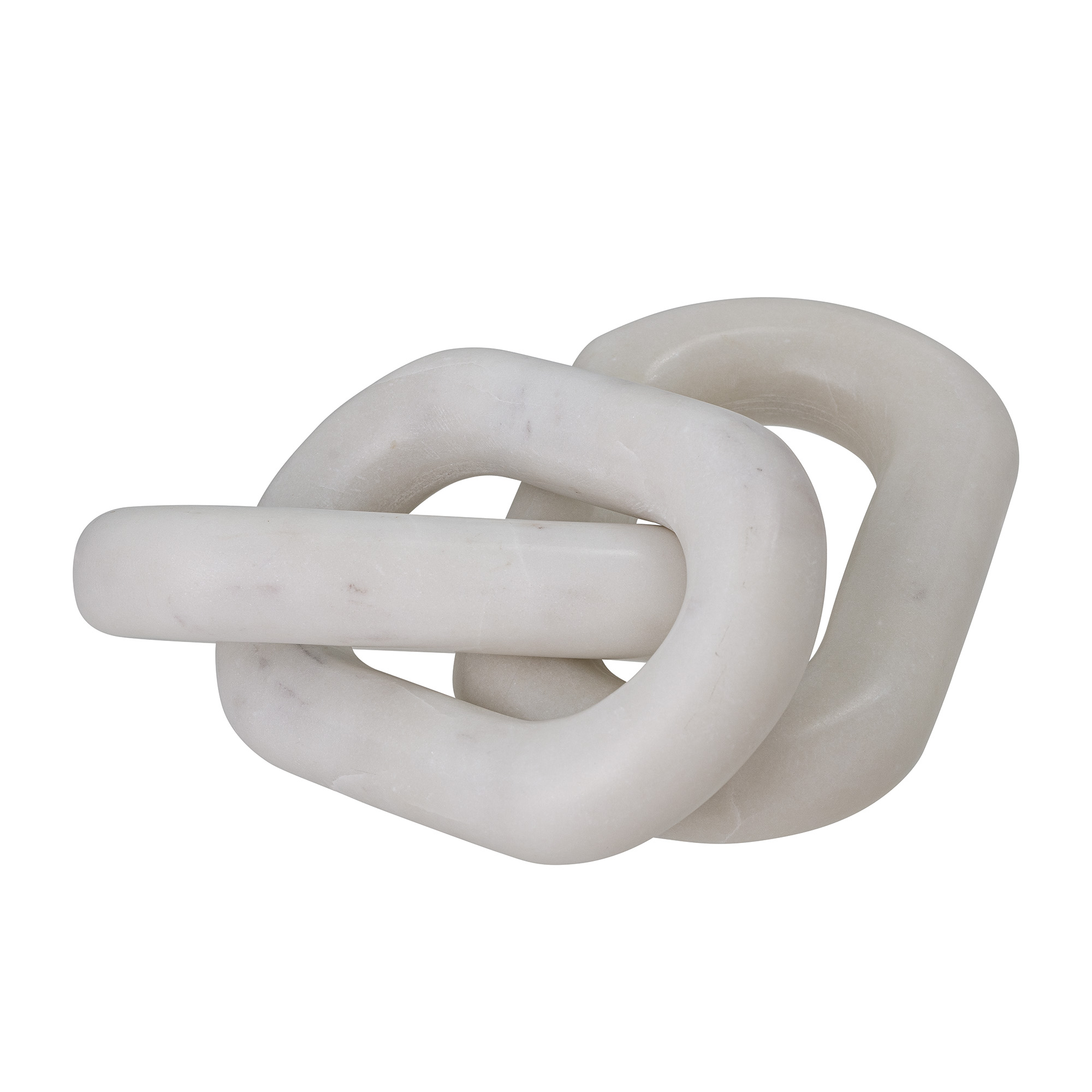 Bloomingville - Adee Deko, Hvid, Marmor, L34/13xH2xW9,5 cm billede