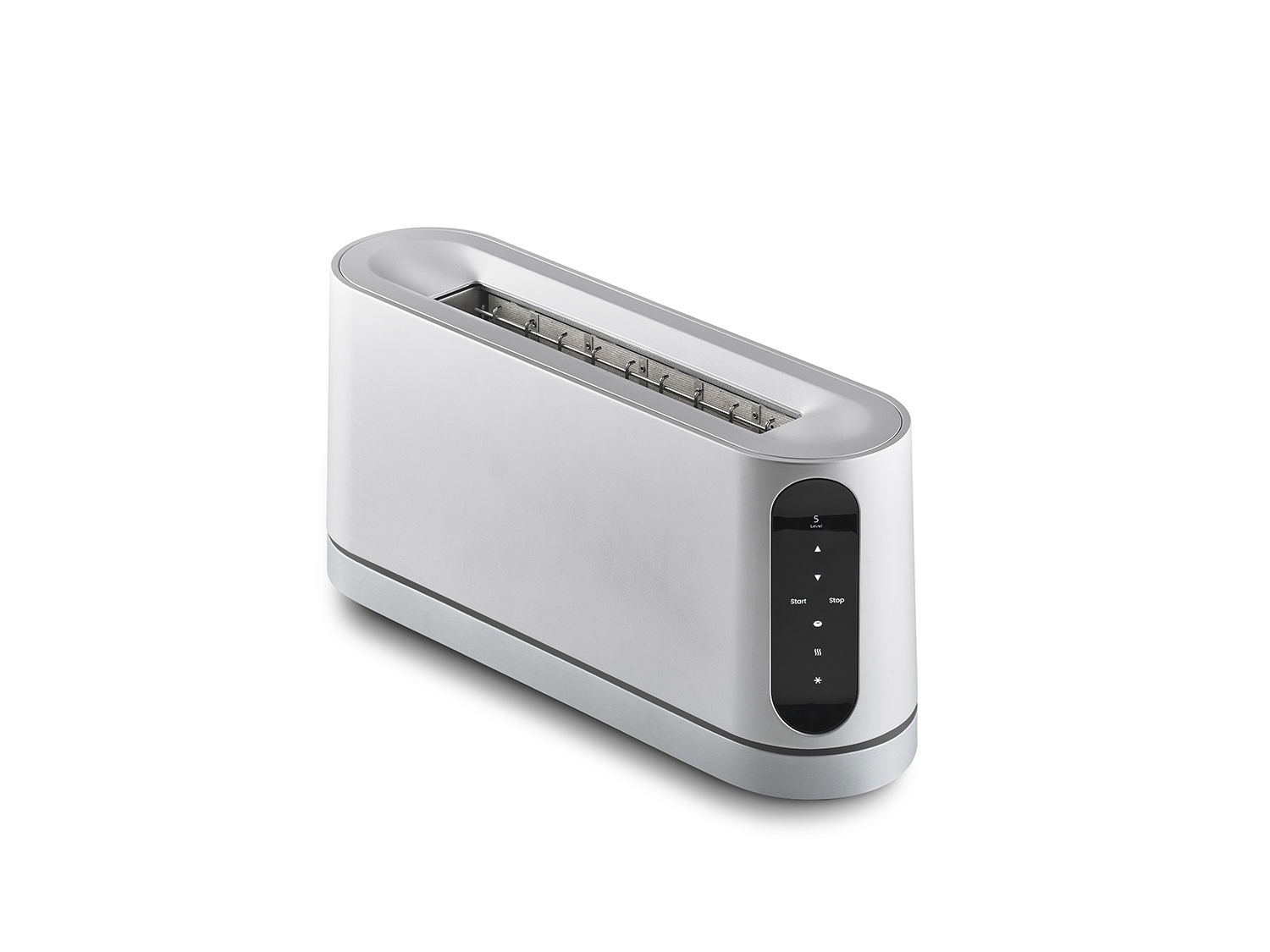 Jacob Jensen - Long Slot Brødrister 41 x 11 x 19,5 cm Silver