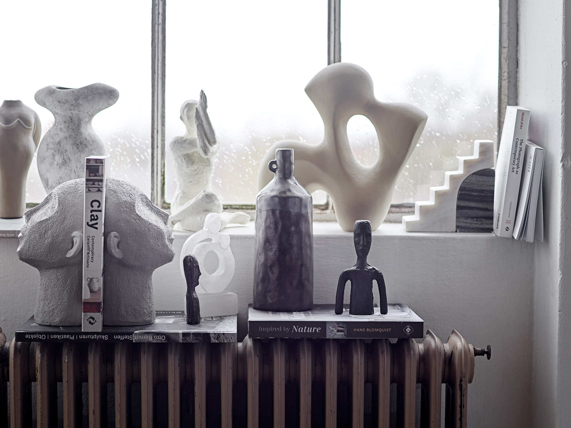 Nori Deko Vase, Grå, Terrakotta