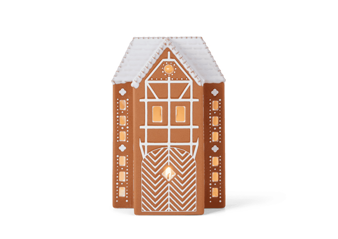 Kähler Gingerbread Lyshus stor brun Kähler Gingerbread Lyshus stor brun