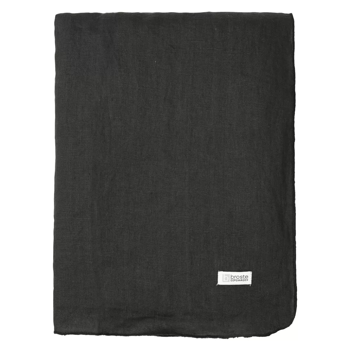 Broste Gracie Dug i hør, Peat, 160x300 cm