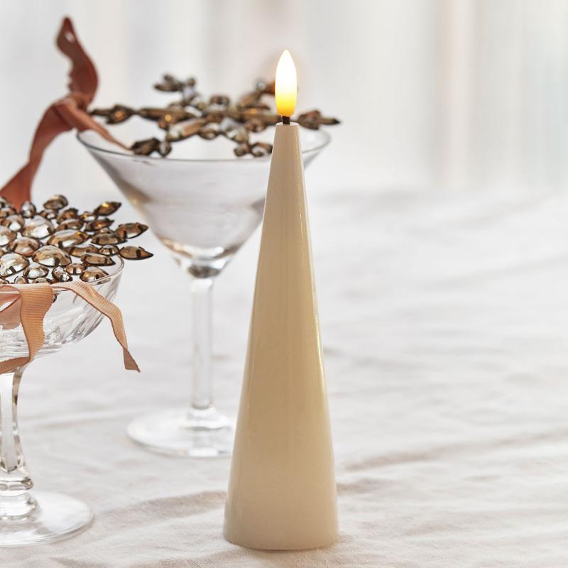 Sirius - Sille Lak Kegle, Ø4,8 x H17 cm Elfenben billede