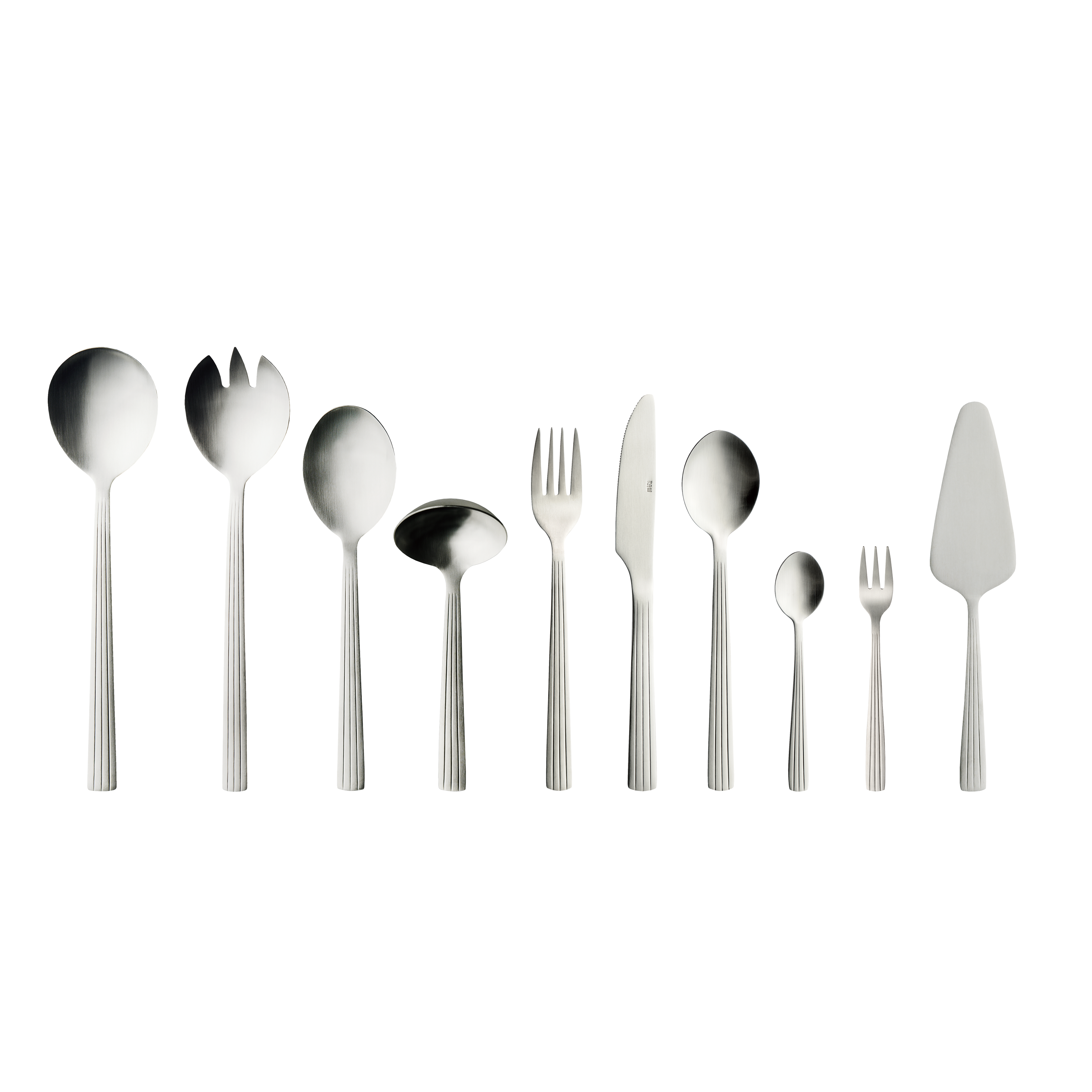Aida - RAW - bestik 65 dele sæt mat stål 65 dele