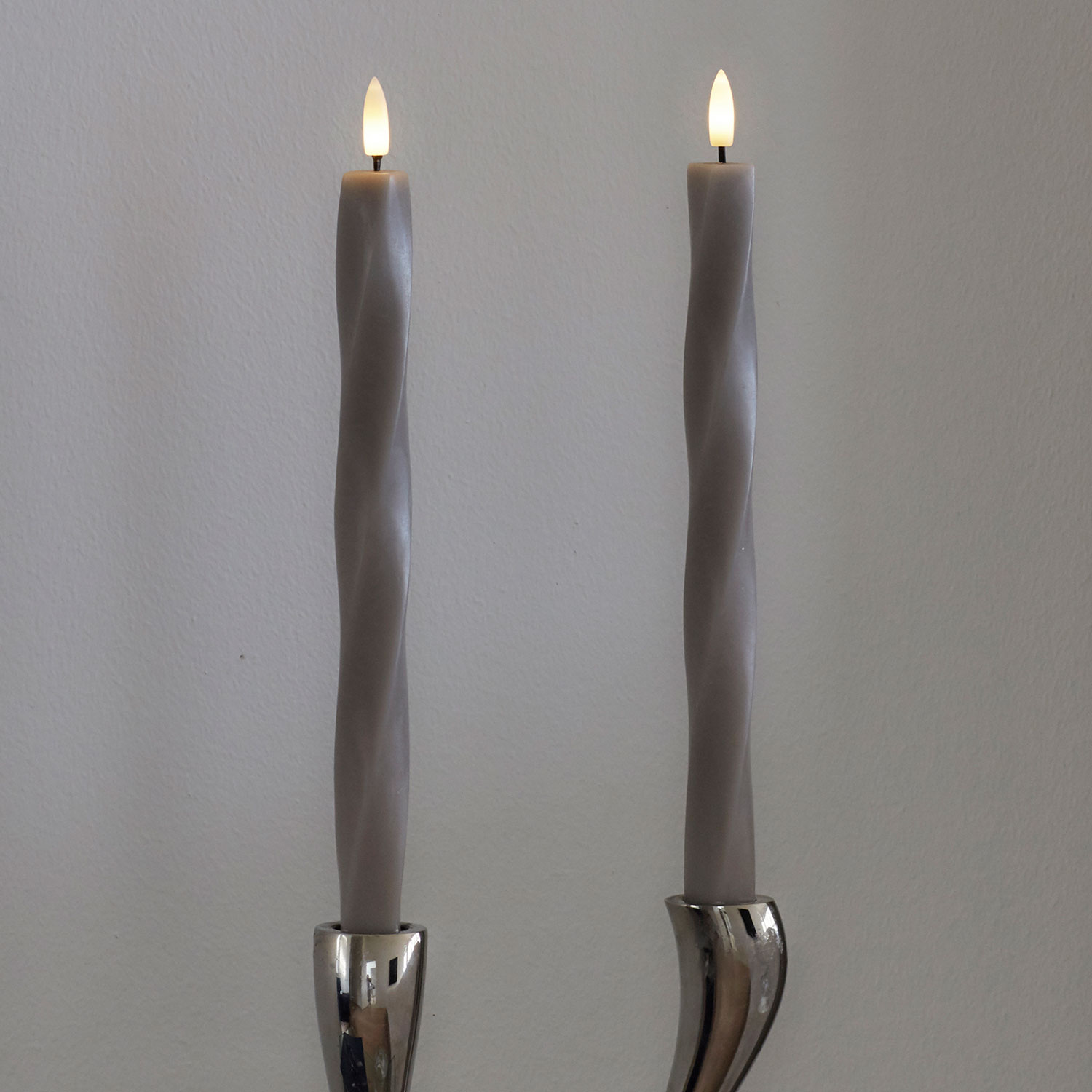 Sirius - Nordisk Skulptur, Sille Twist Ø2,4x26 cm, Warm Gray