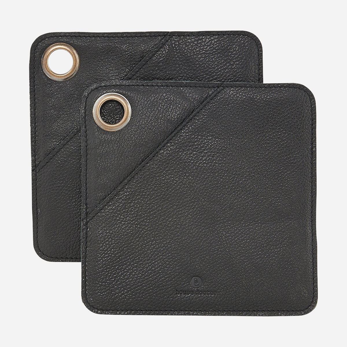 House Doctor - Square Grydelapper, sort billede