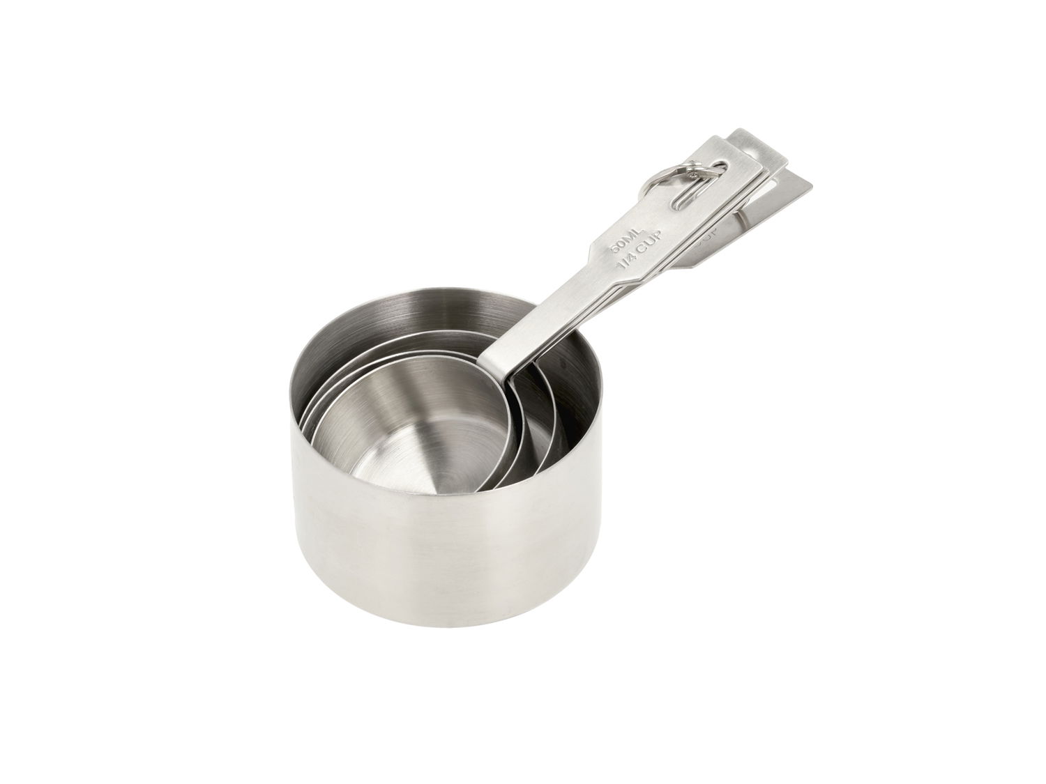 Blomsterberg - Målebægersæt 4 dele Stål