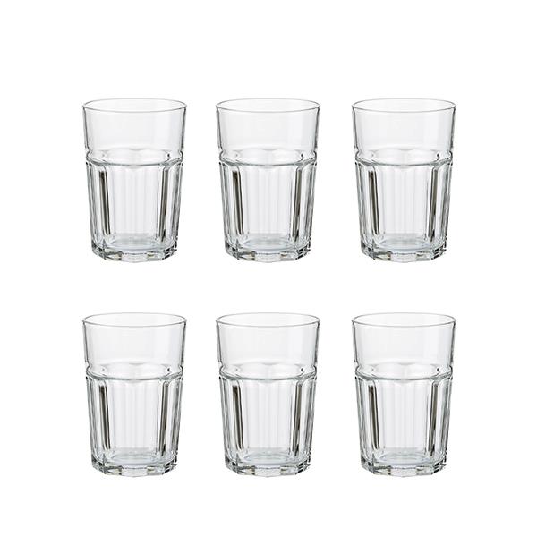 Aida - Atelier granit - cafeglas klar 6 stk 36 cl billede