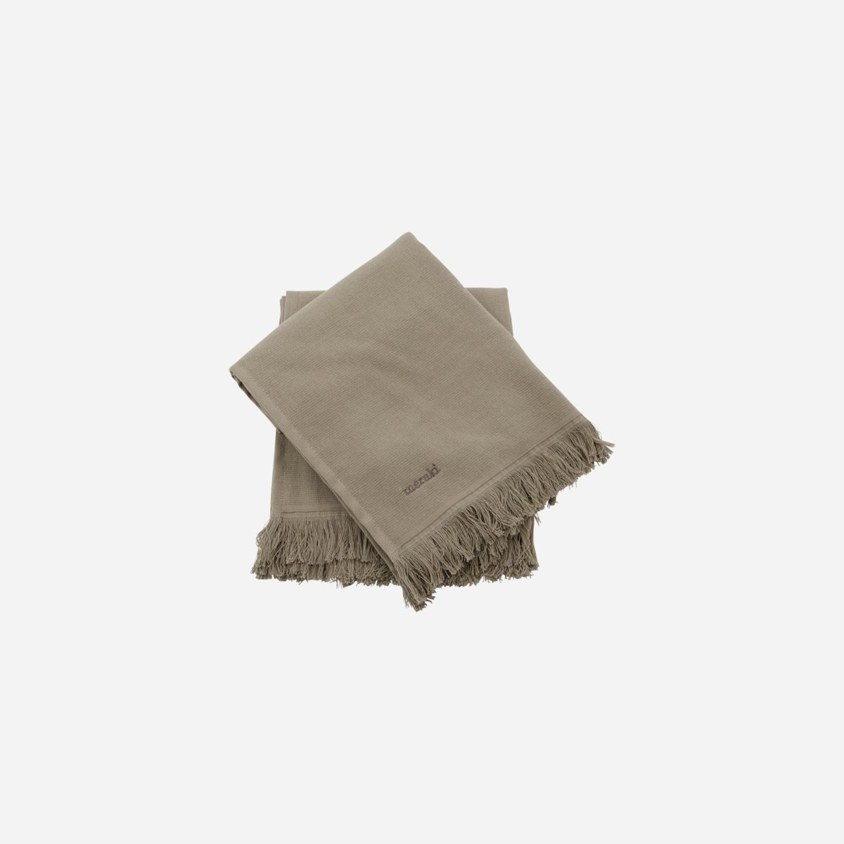 Håndklæde, Lunaria, Varm grå 40x60 cm, 2 stk