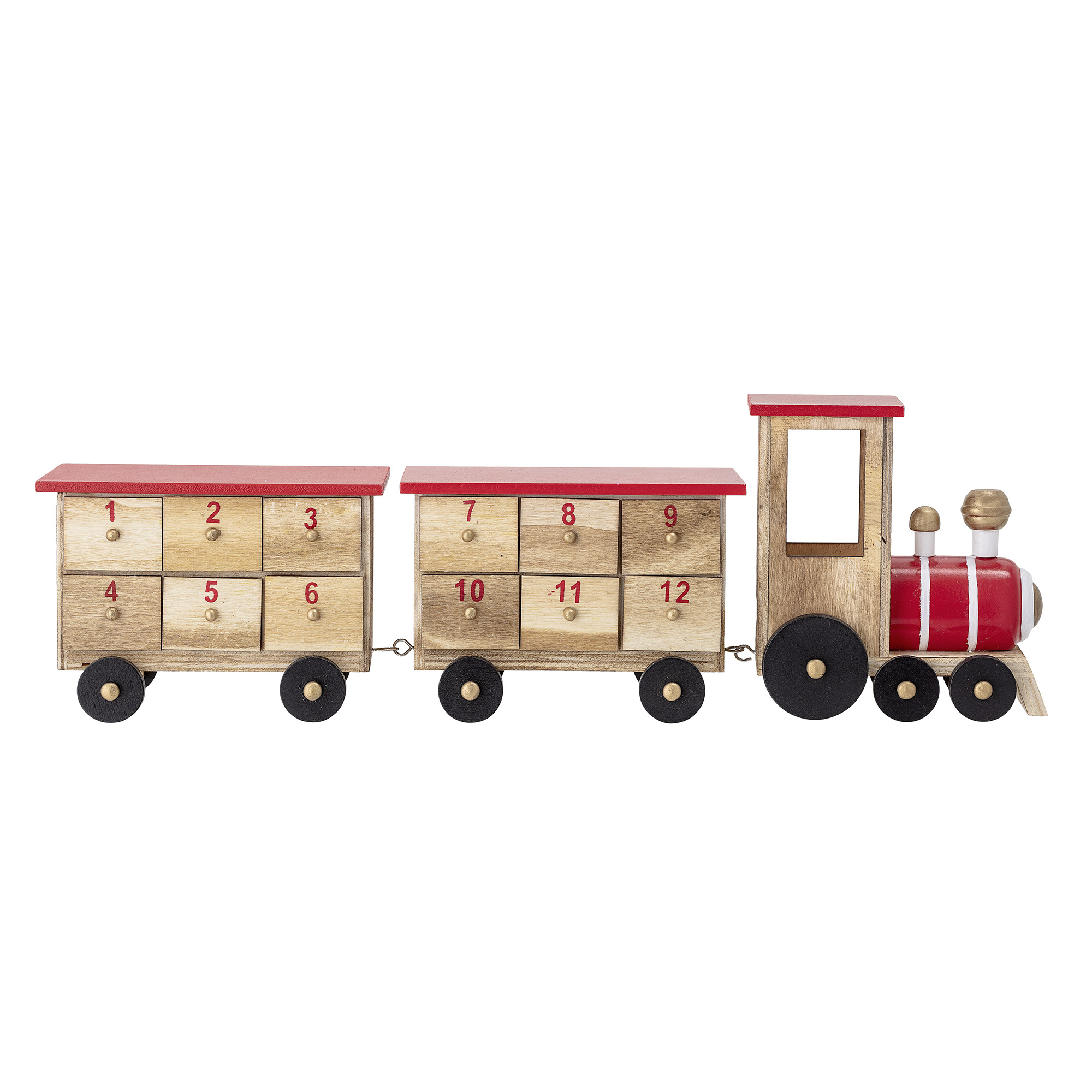 Bloomingville - Grunk Kalender, Natur, Kejsertræ, L46xH11xW9,5 cm