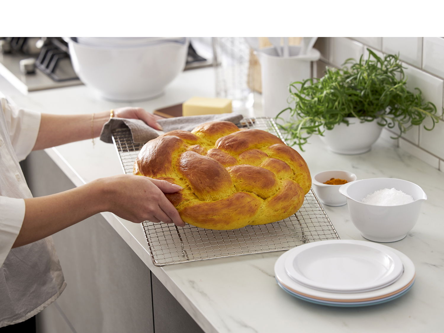 Desserttallerken Hamlet 18 cm Nordic blue
