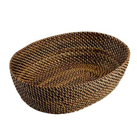 Pillivuyt -  Brødkurv oval 29,5 x 23 cm Lys/Mørk brun