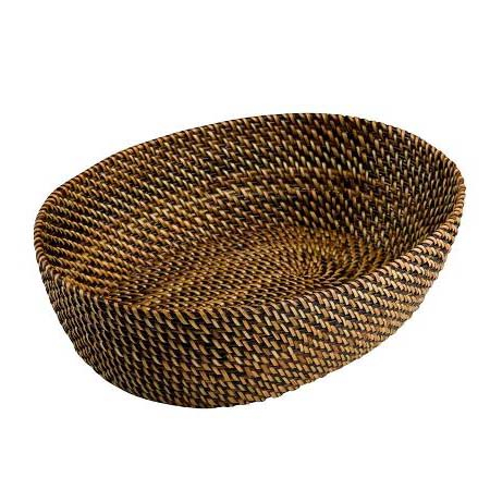 Pillivuyt Brødkurv oval 29,5 x 23 cm Lys/Mørk brun 