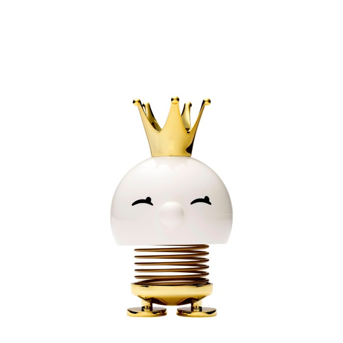 Hoptimist Queen Junior Bimble - 13,5 cm - Hvid/Guld