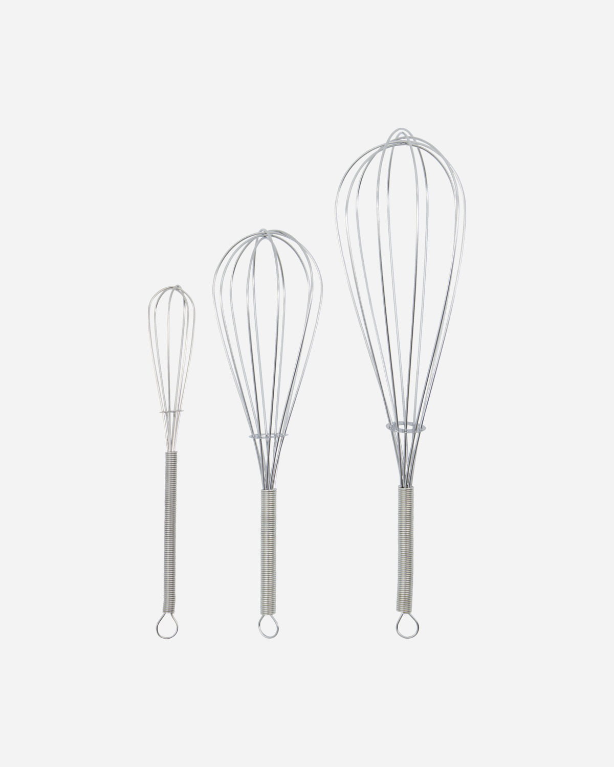 Nicolas Vahé - Piskeris 3 stk, Whisk, Silver finish billede