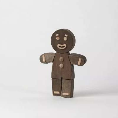 Gingerbread Man, Røget eg, small Gingerbread Man, Røget eg, small