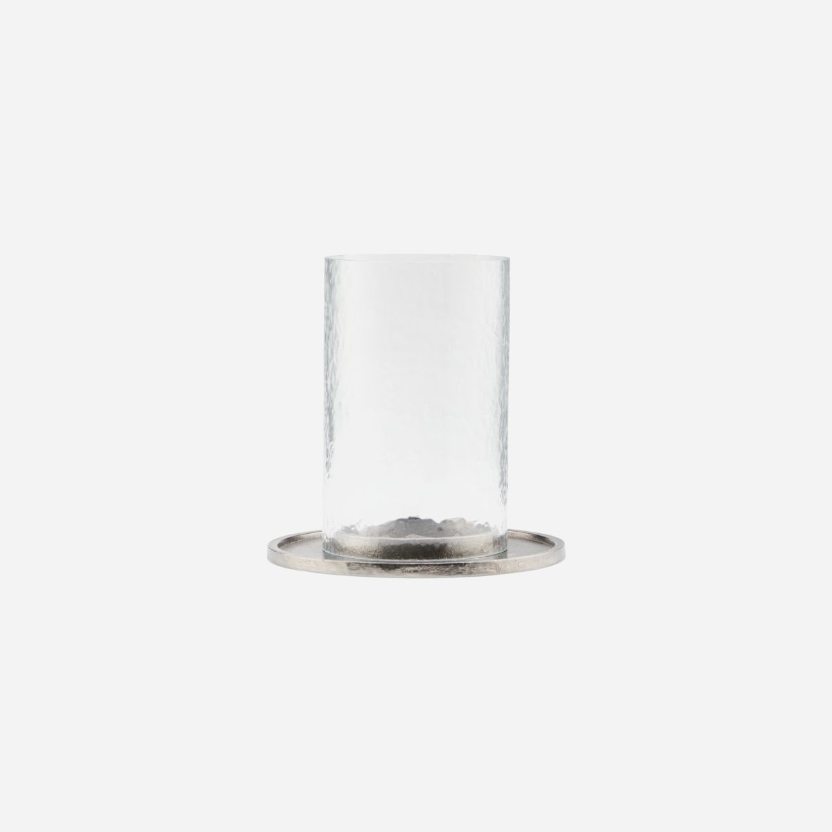 Cylo Lysestage, H 15,5 cm, antik zink* Cylo Lysestage, H 15,5 cm, antik zink*