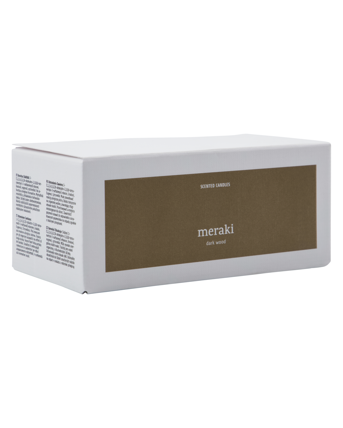 Meraki Duftlys, Dark wood, Brun