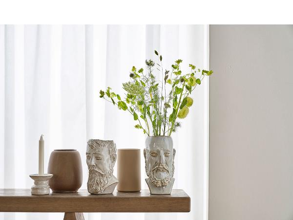 Villa Collection Calvi Vase/skjuler 26 cm Hvid