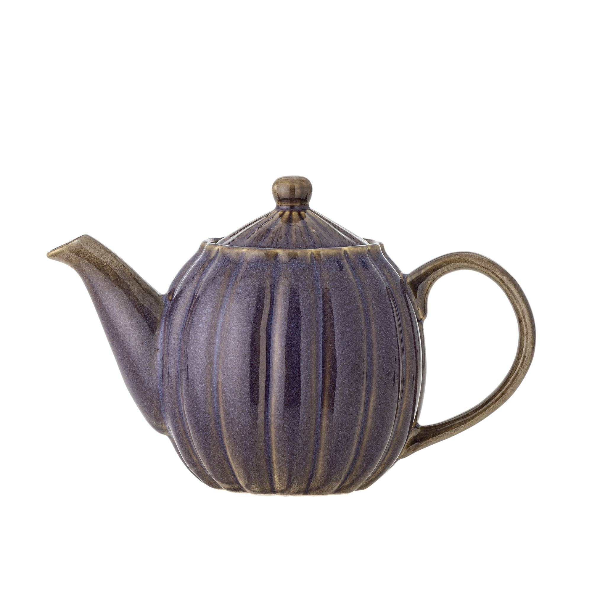 Bloomingville - Latina Tekande, Lilla, Stentøj, D13xH17 cm billede