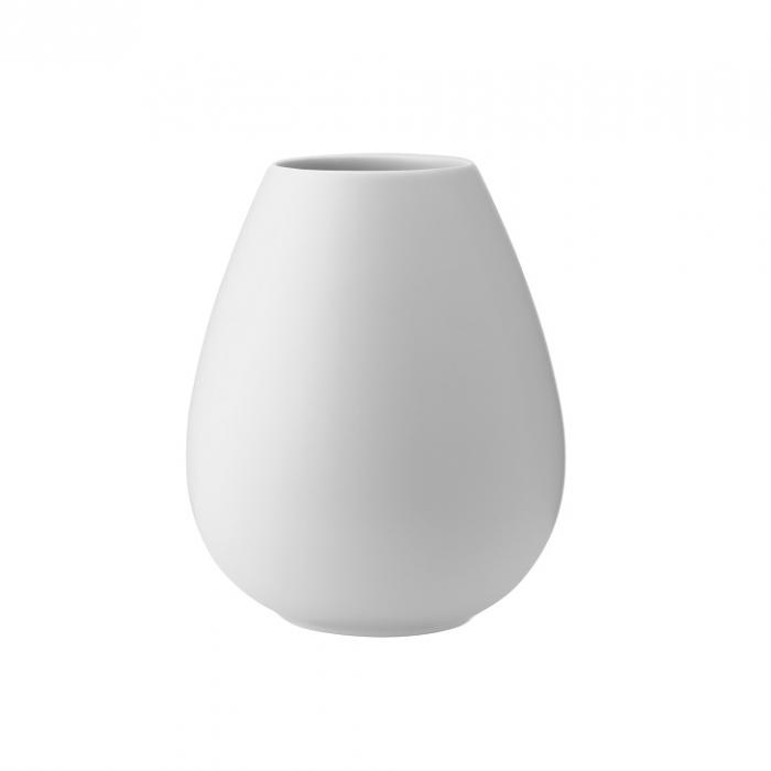 Knabstrup Earth, vase, kalkhvid, 19 cm* Knabstrup Earth, vase, kalkhvid, 19 cm*