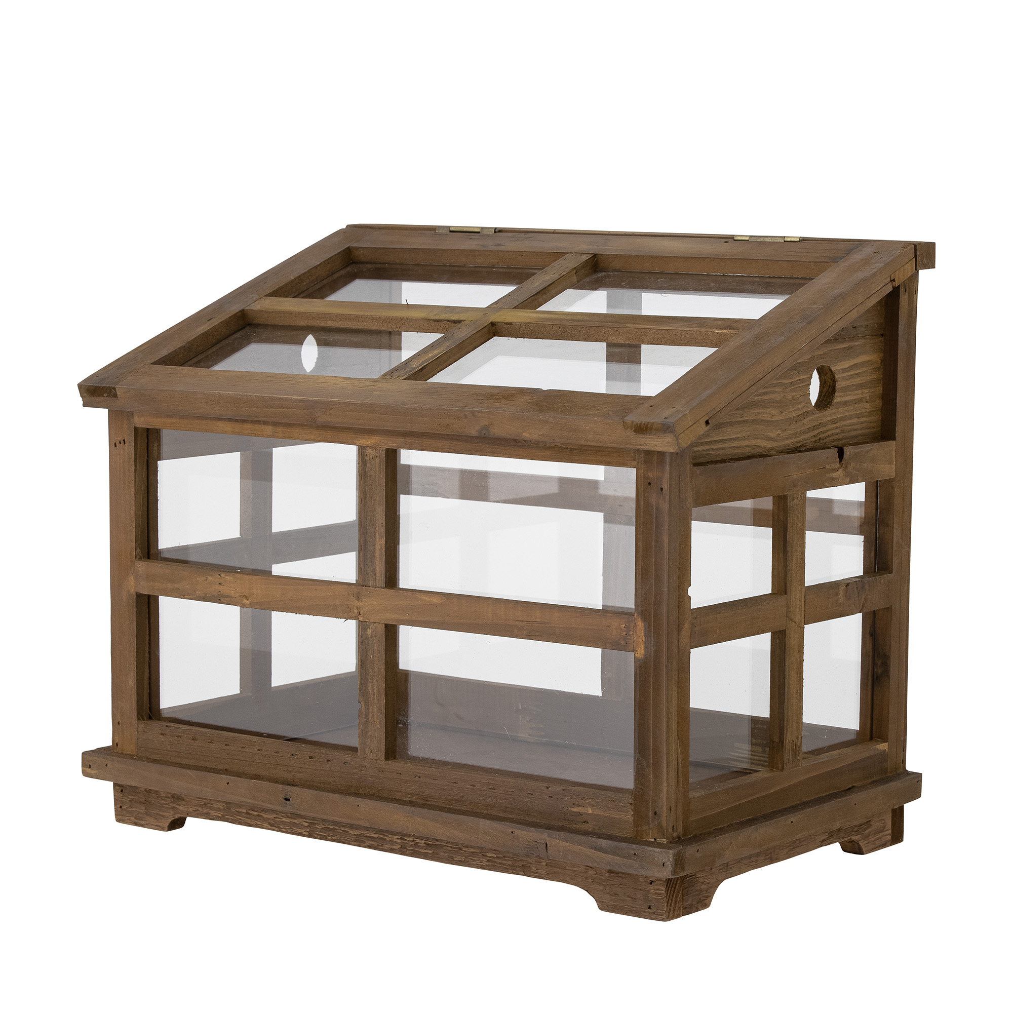 Bloomingville - Marti Displaykasse, Brun, Fyrretræ, L40xH33xW25 cm billede