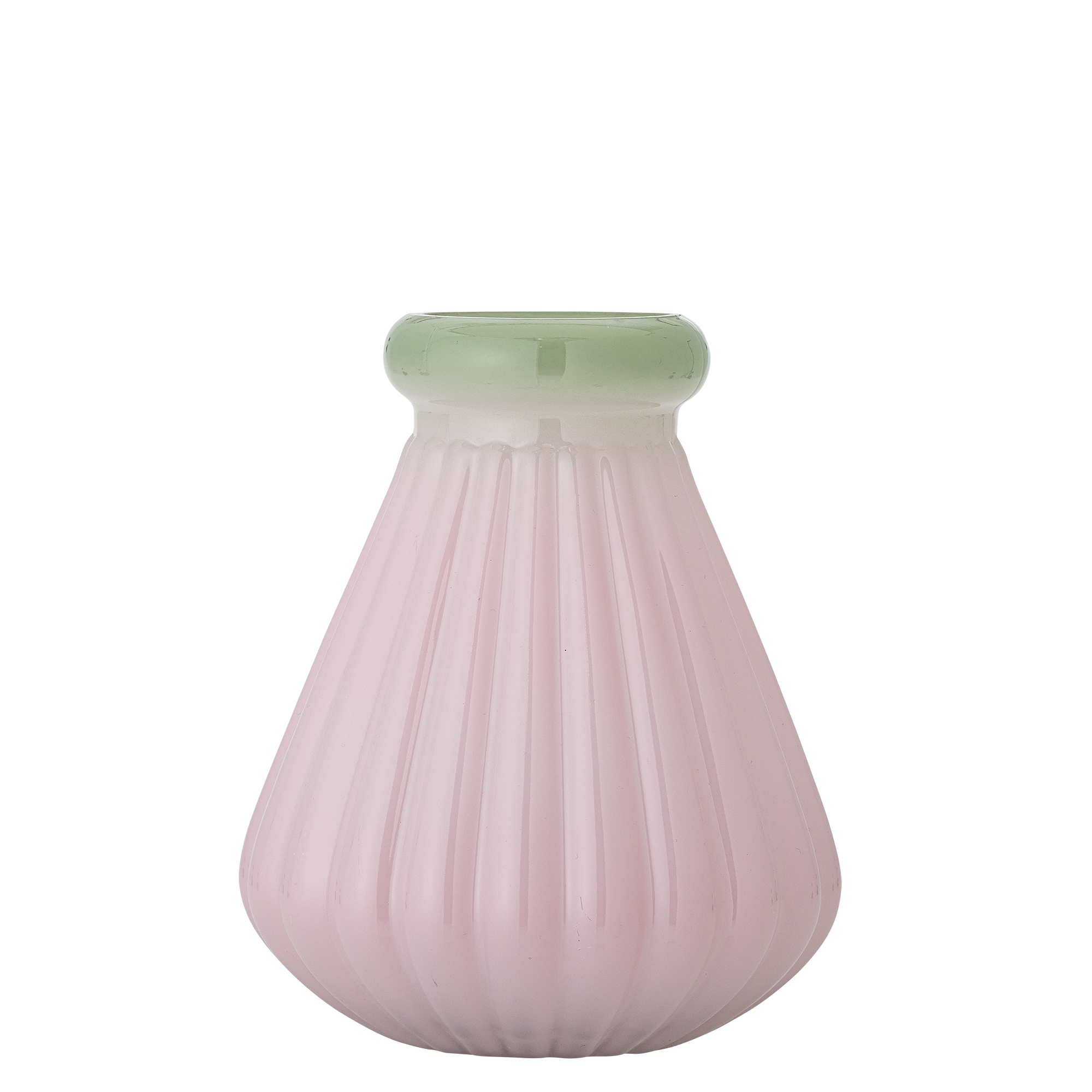 Bloomingville - Judith Vase, Rosa, Glas, D16,5xH20 cm