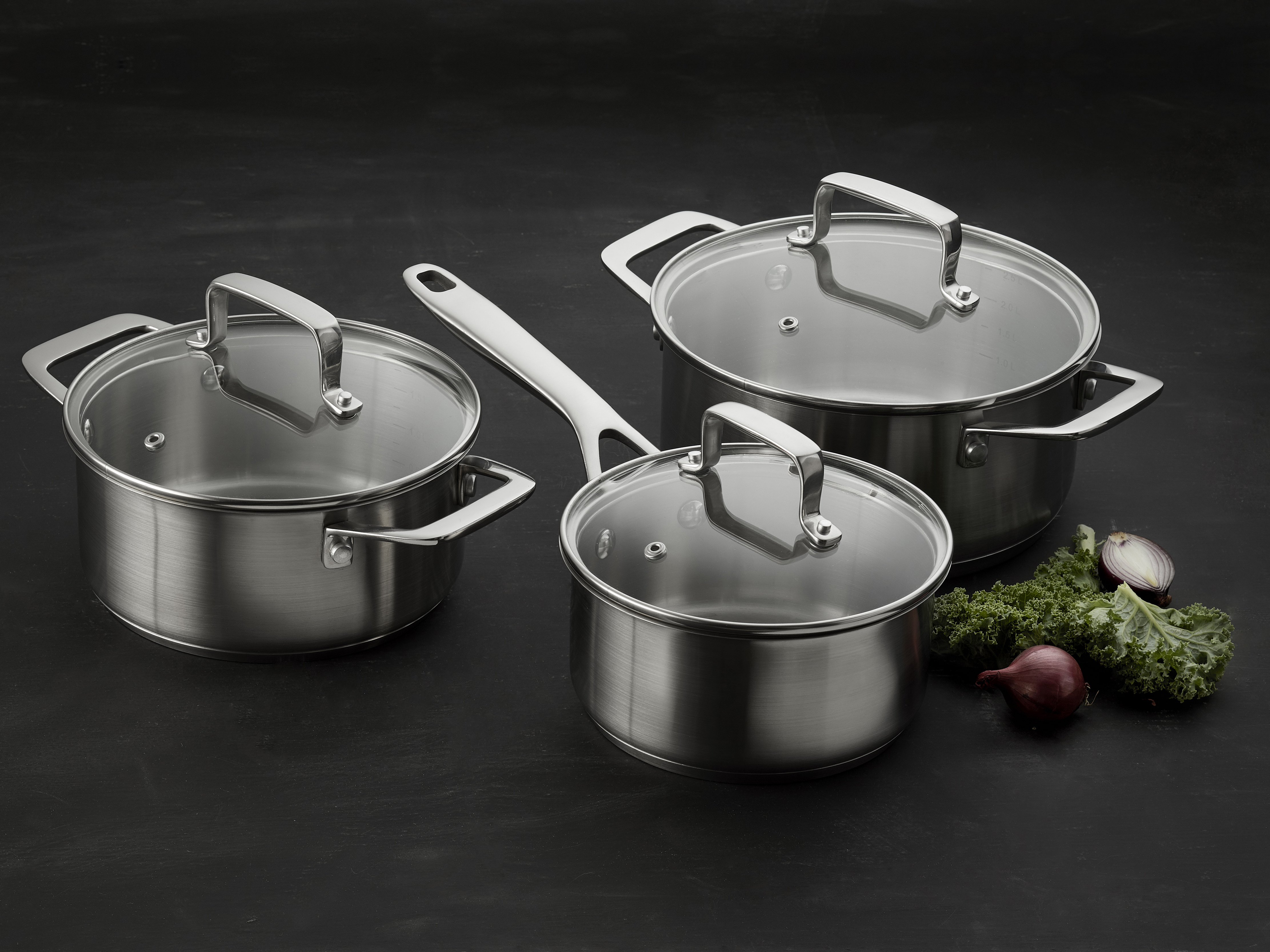 Grydesæt 79NORD 6 dele stål