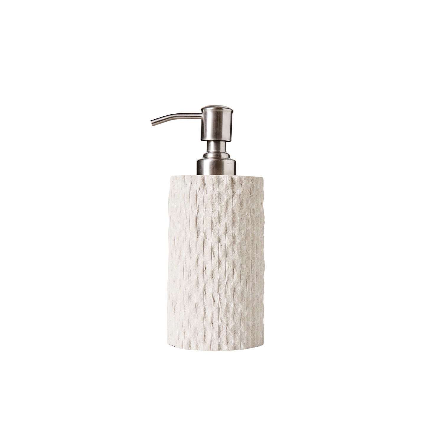 Kama Sæbedispenser - Sand, Ø7,5xH17,5 cm - Sandsten - Sand