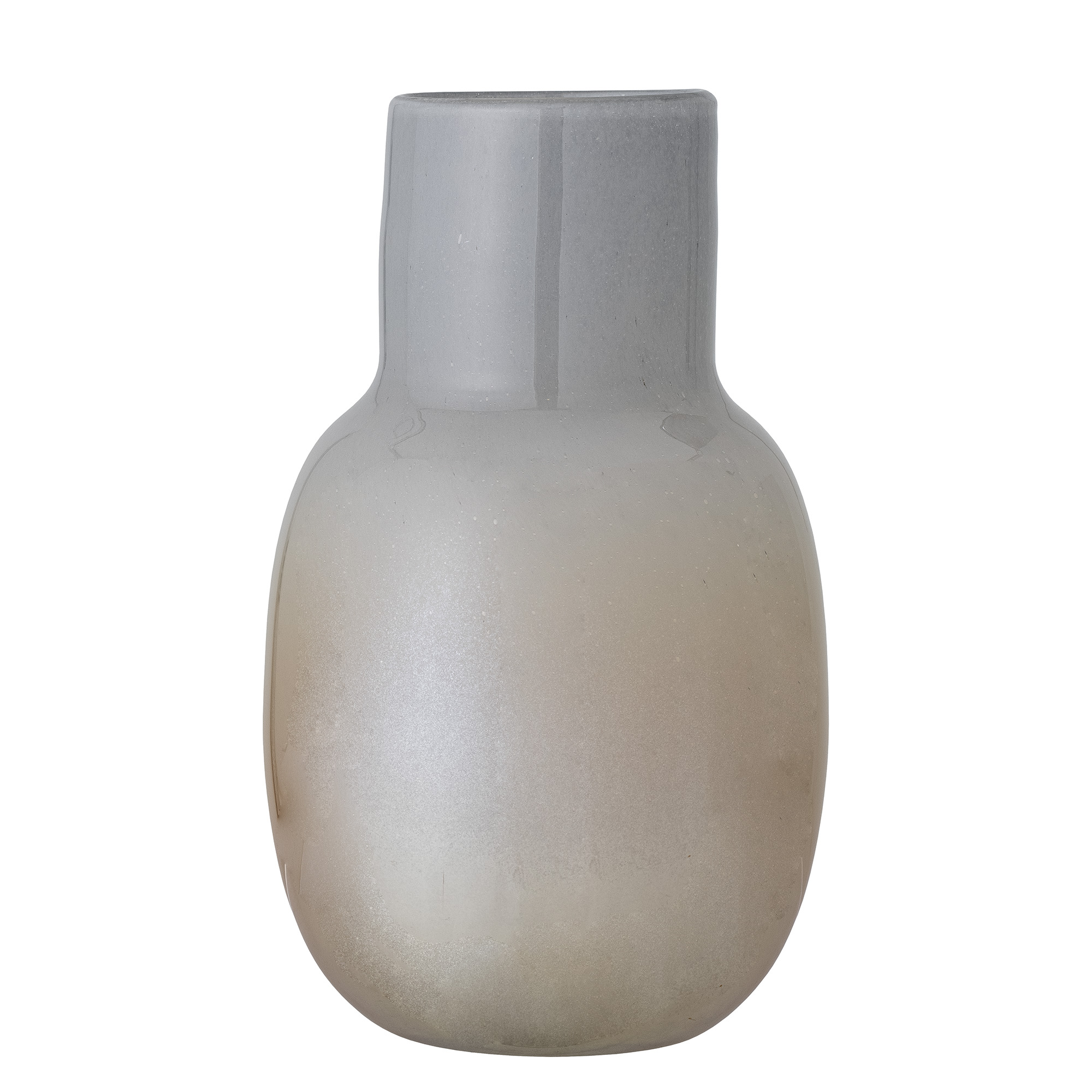 Bloomingville - Mewan Vase, Brun, Glas