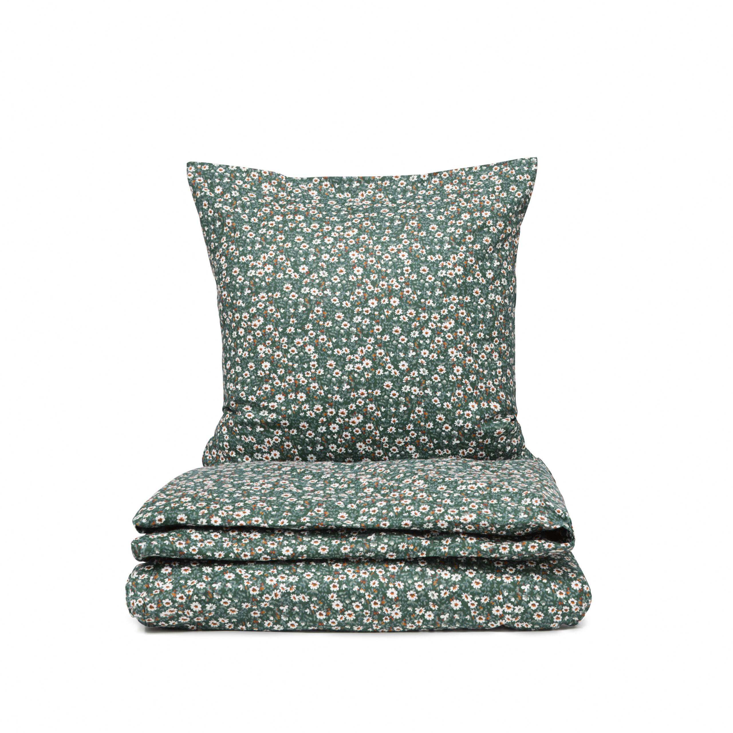 Engholm Textiles - Sengesæt Fie Flannel 140X200, Forest Green