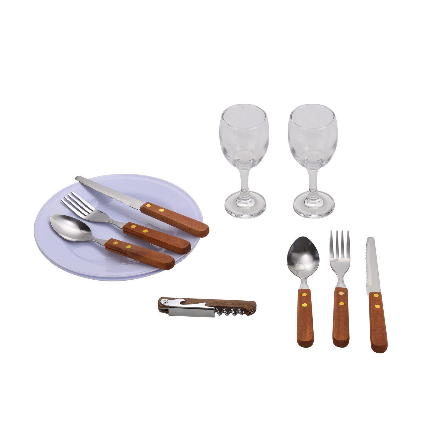 Laguiole Picnic kurv for to med kølerum