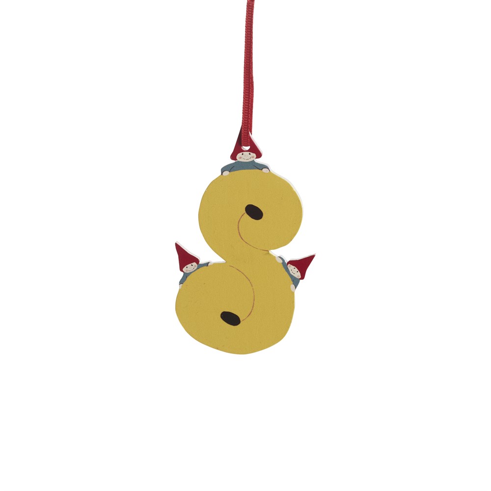 Nääsgränsgården - Woodornament Saffron bun, H.10cm