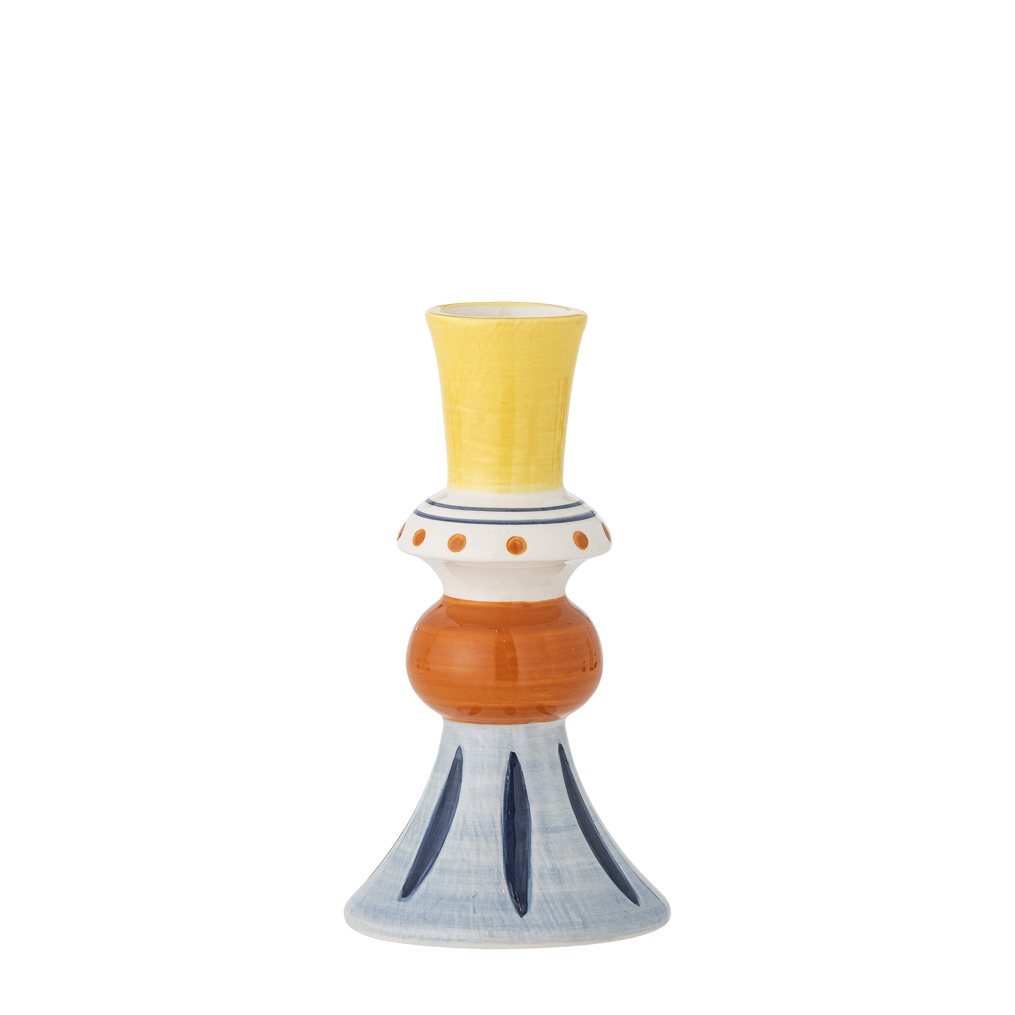 Bloomingville - Kairi Deko Vase, Multifarvet, Stentøj, D7,5xH14 cm