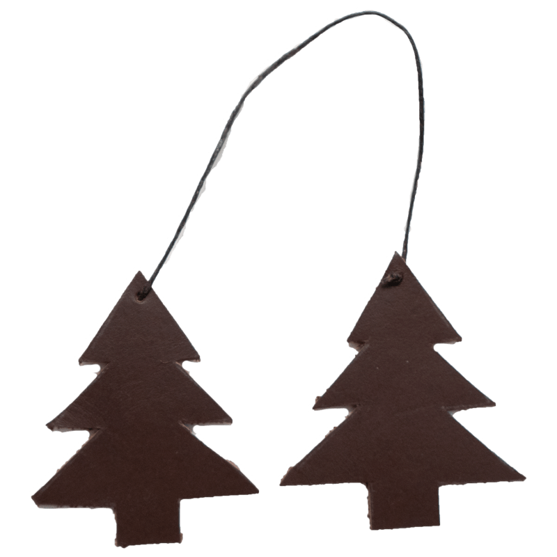 By-Muuh Juletræer ophæng 2 sæt - Brun* By-Muuh Juletræer ophæng 2 sæt - Brun*