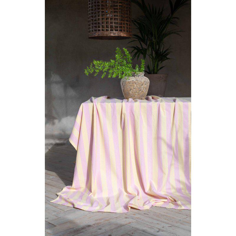 Amalia Dug, 140x300 cm, Gul/Rosa