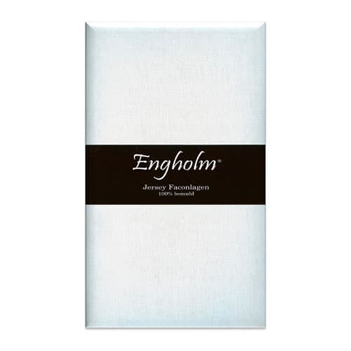Engholm Textiles - , Jersey faconlagen, 90x200x20 cm, Hvid