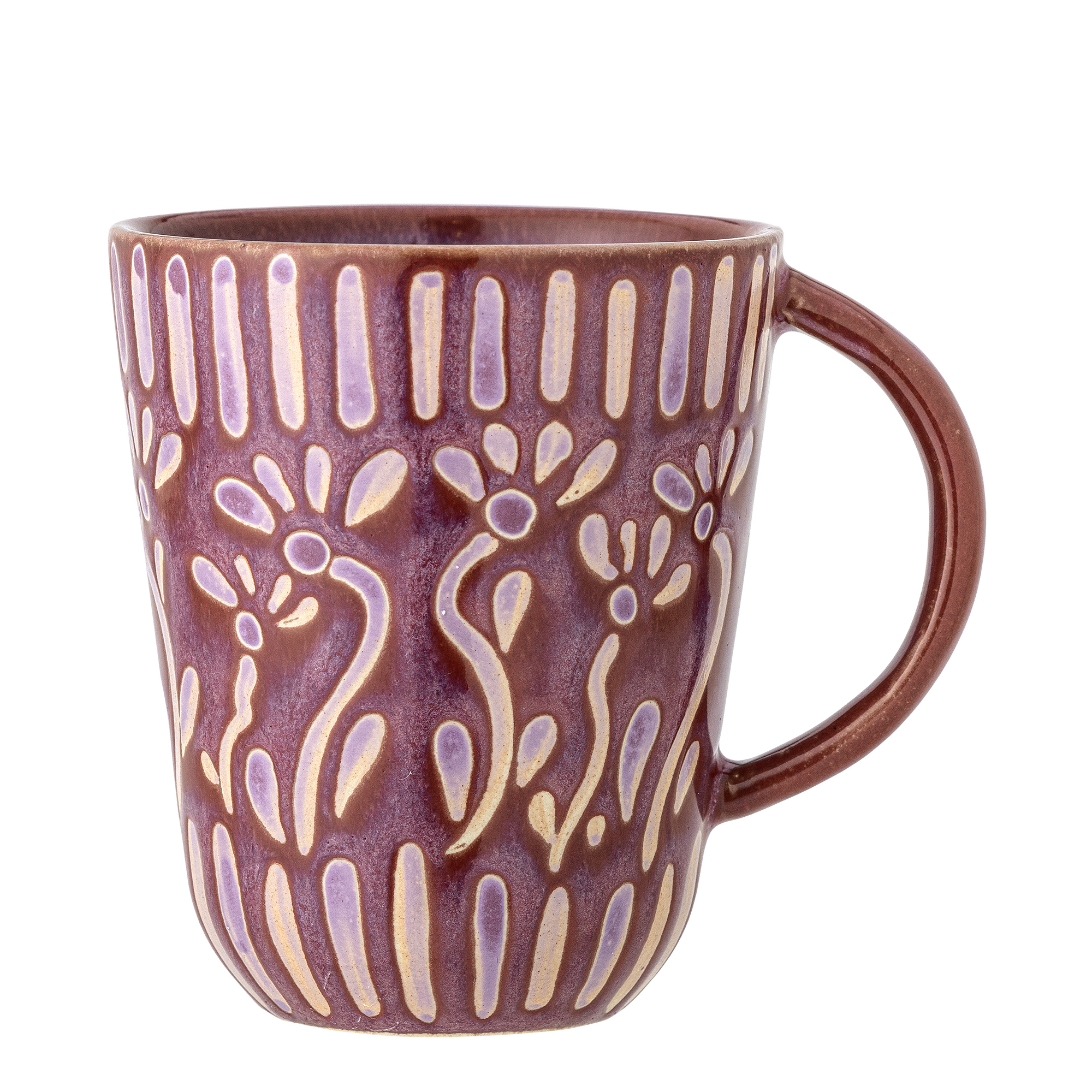 Bloomingville - Samsin Krus, Lilla, Stentøj, D8xH10 cm