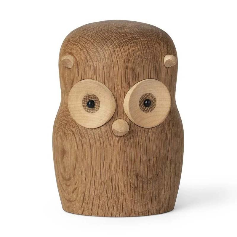 Gunnar Flørning hornugle eg 12 cm * Gunnar Flørning hornugle eg 12 cm *