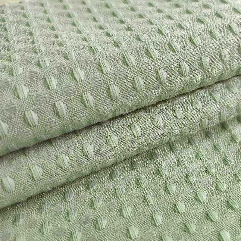 MOUD Home WAFFLE Badeforhæng i army grøn - 180x220 cm