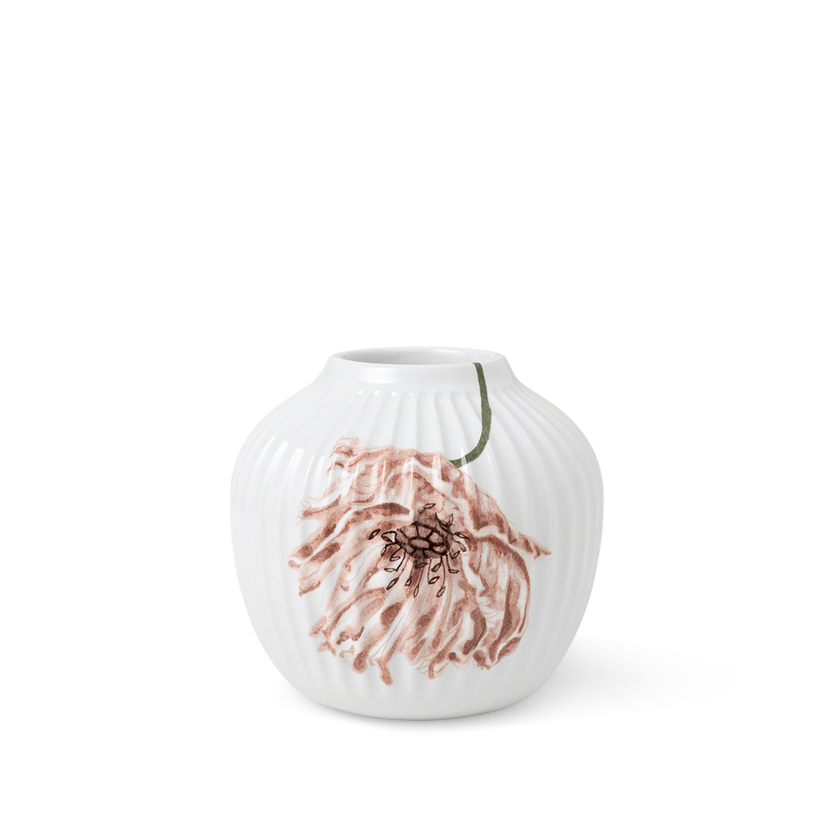 Hammershøi Poppy Vase H13 cm hvid Hammershøi Poppy Vase H13 cm hvid