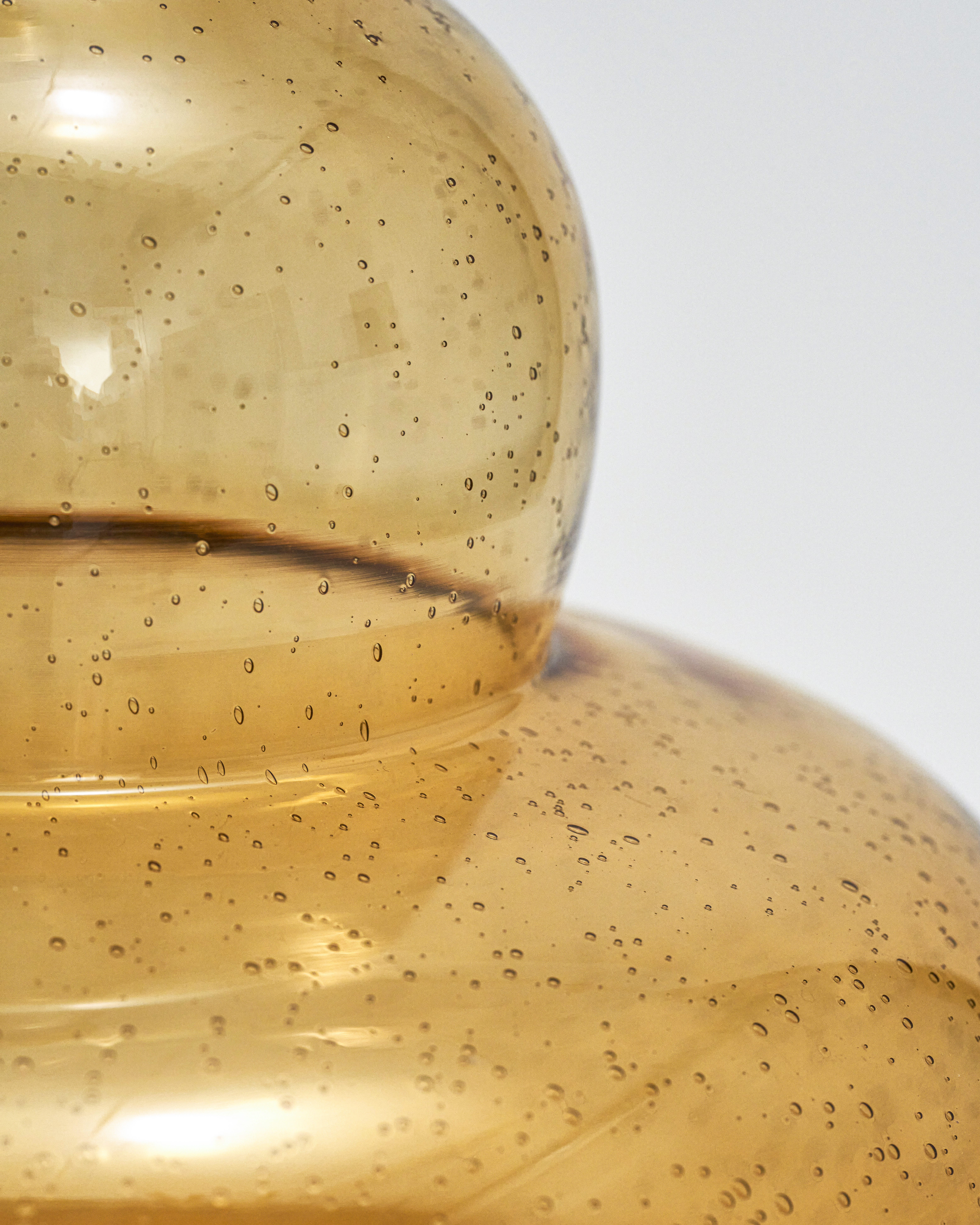 Bordlampe inkl. lampeskærm, Ribe, Amber