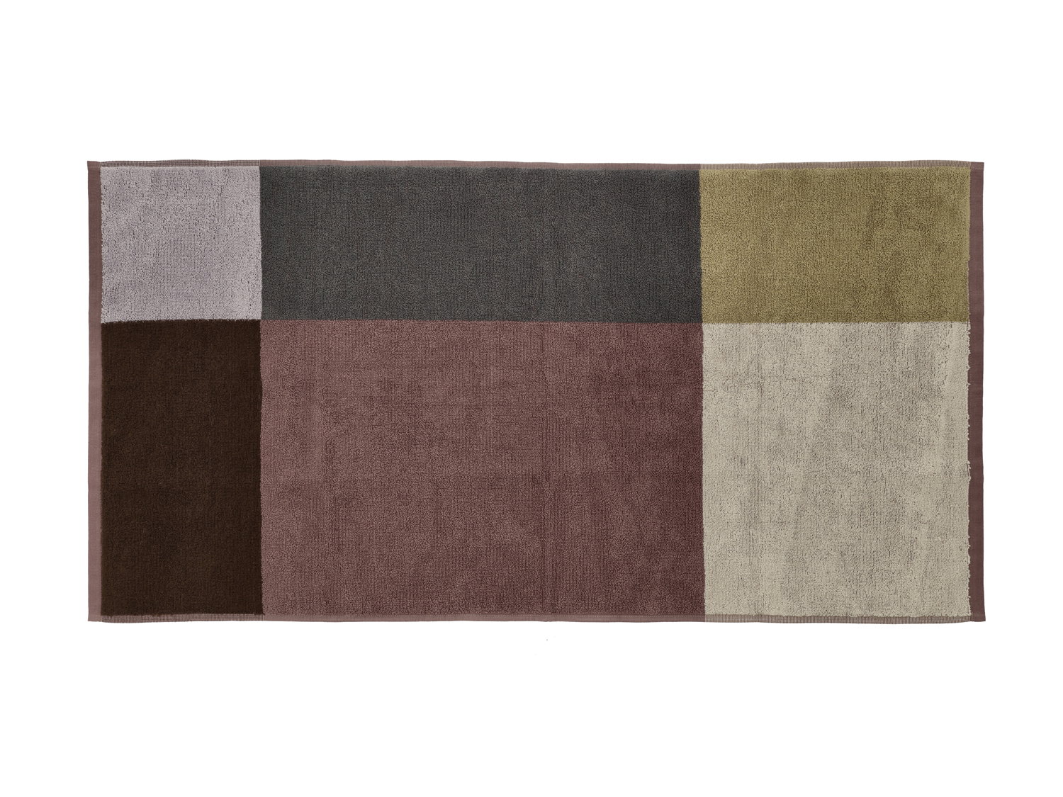 Södahl - Håndklæde 50 x 100 Colour Block Rosewood