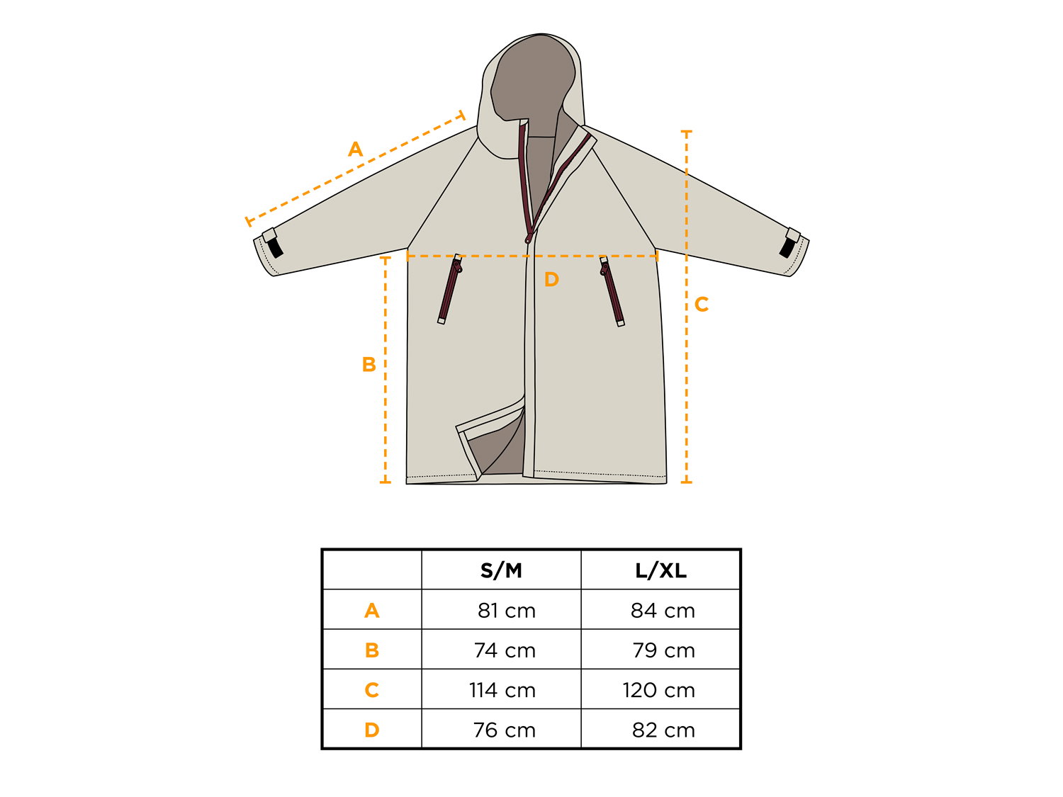 Södahl Vinterbadekåbe L/XL North Beige