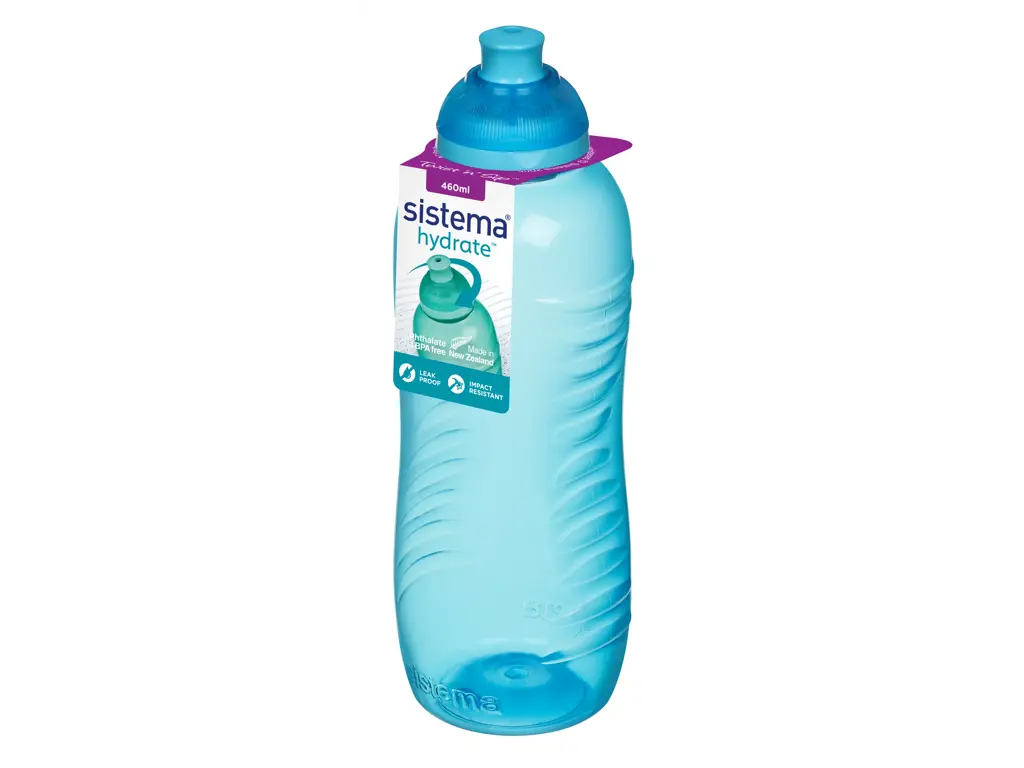 Sistema - Twist n Sip 460ml, blå billede