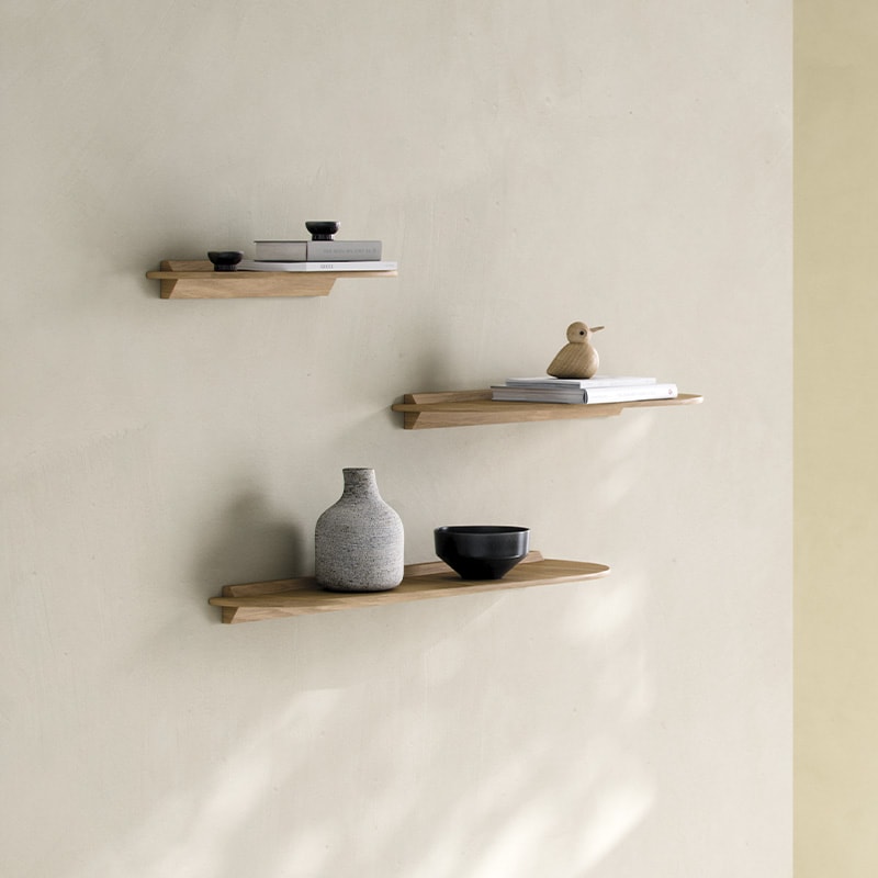 Shelf 3 - 78,5x22 cm, Oiled Nature Eg