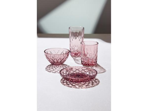 Lyngby Glas Sorrento Skål Dia 12 cm 4 stk. Pink* Lyngby Glas Sorrento Skål Dia 12 cm 4 stk. Pink*