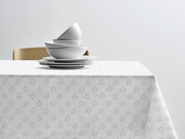 Södahl Forget-me-not Damask Dug Dia 160 cm White*
